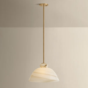 Mitzi - H1183701L-PBR - One Light Pendant - Dessi - Patina Brass