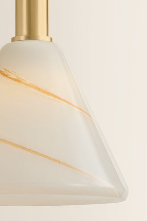 Mitzi - H1178902-AGB - Two Light Linear Pendant - Eileen - Aged Brass