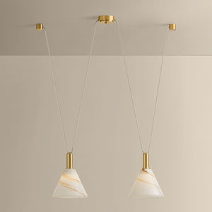 Mitzi - H1178902-AGB - Two Light Linear Pendant - Eileen - Aged Brass
