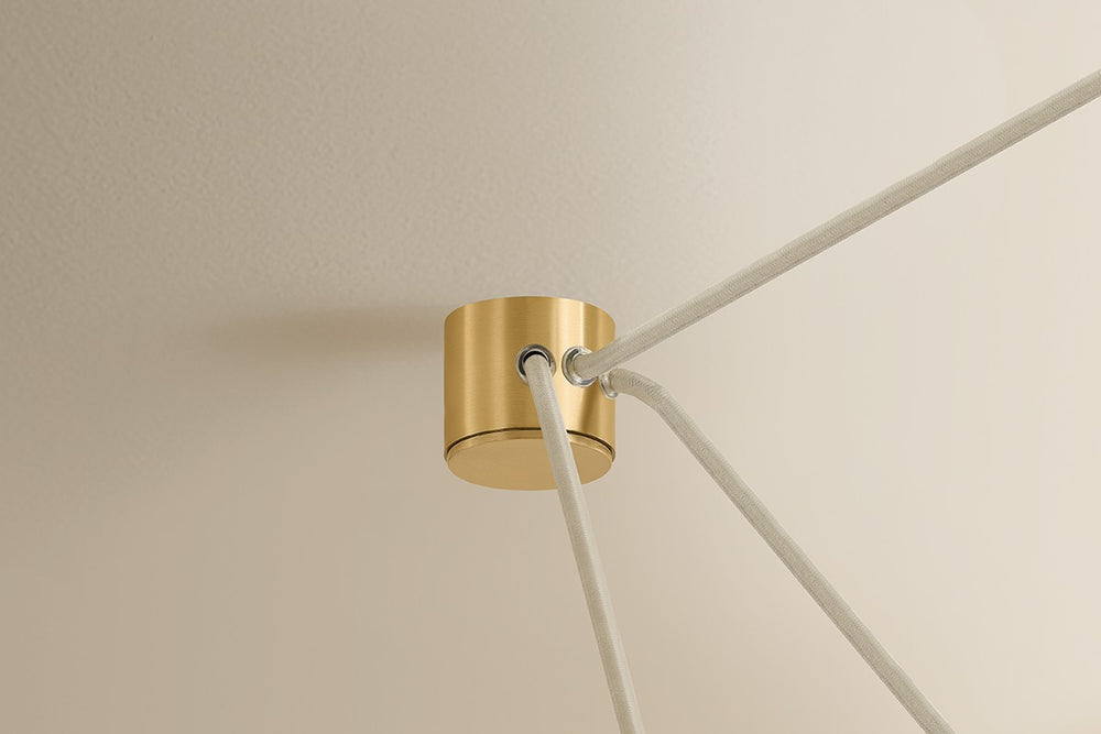 Mitzi - H1178803-AGB - Three Light Chandelier - Eileen - Aged Brass
