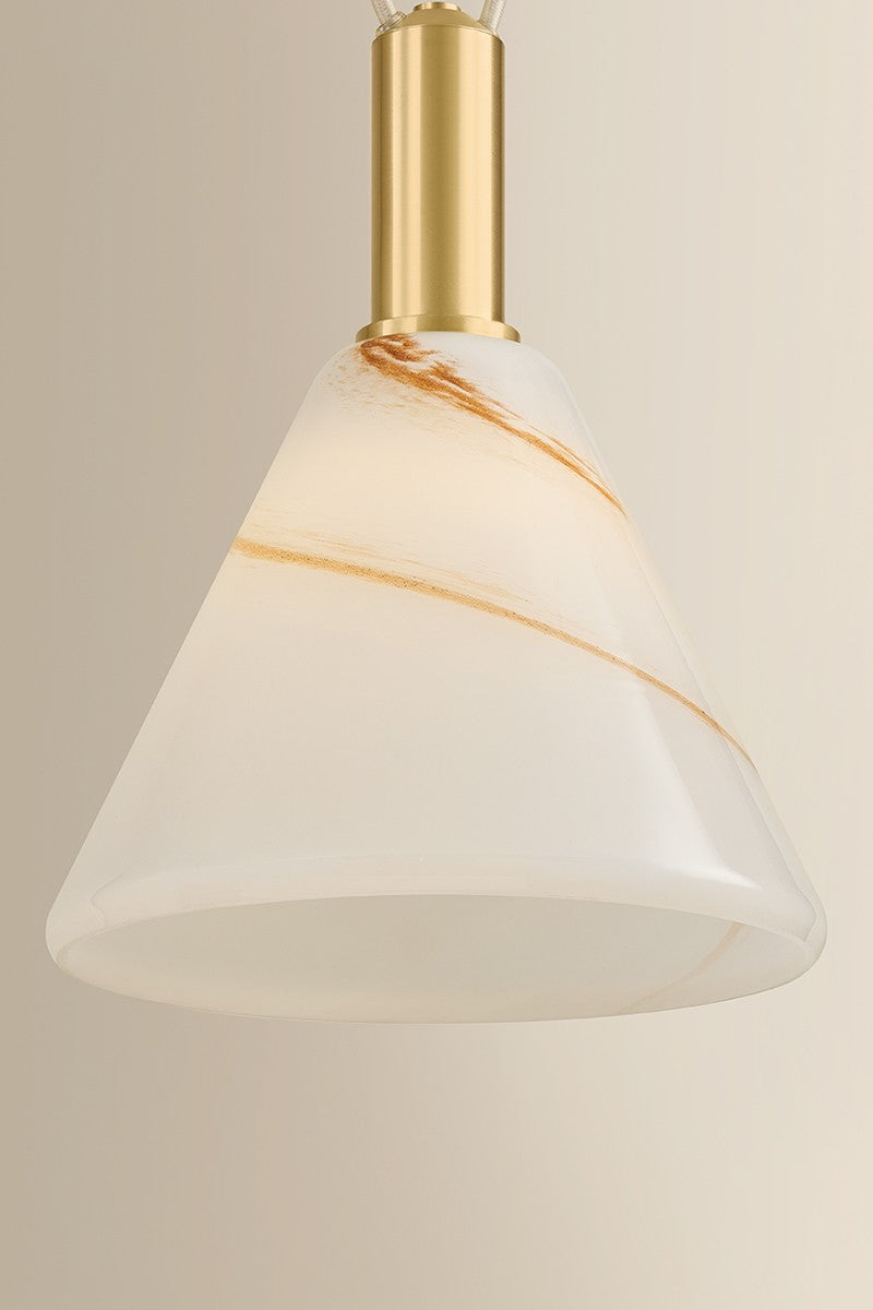 Mitzi - H1178803-AGB - Three Light Chandelier - Eileen - Aged Brass