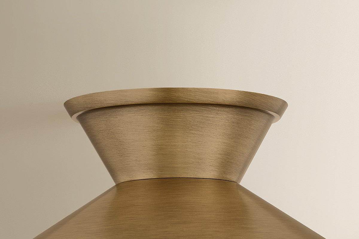 Mitzi - H1110601-PBR - One Light Semi Flush Mount - Esther - Patina Brass