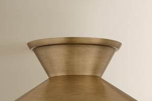 Mitzi - H1110601-PBR - One Light Semi Flush Mount - Esther - Patina Brass