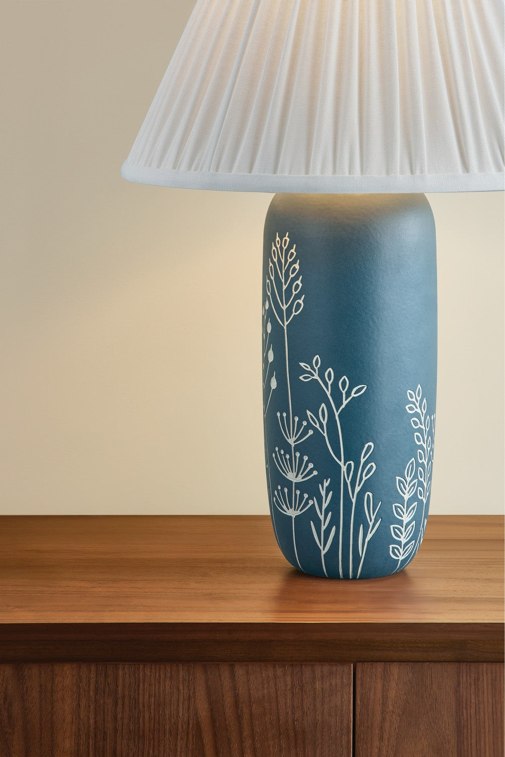 Mitzi - HL1206201-AGB/CBL - One Light Table Lamp - Etta - Aged Brass