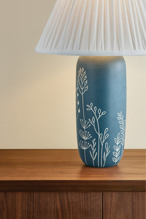 Mitzi - HL1206201-AGB/CBL - One Light Table Lamp - Etta - Aged Brass