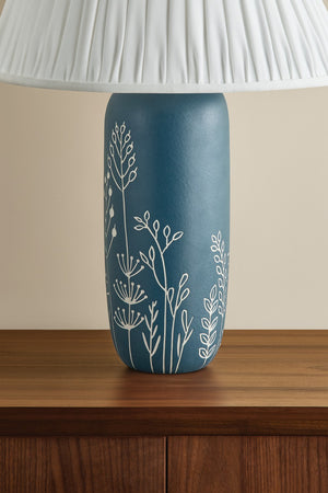 Mitzi - HL1206201-AGB/CBL - One Light Table Lamp - Etta - Aged Brass