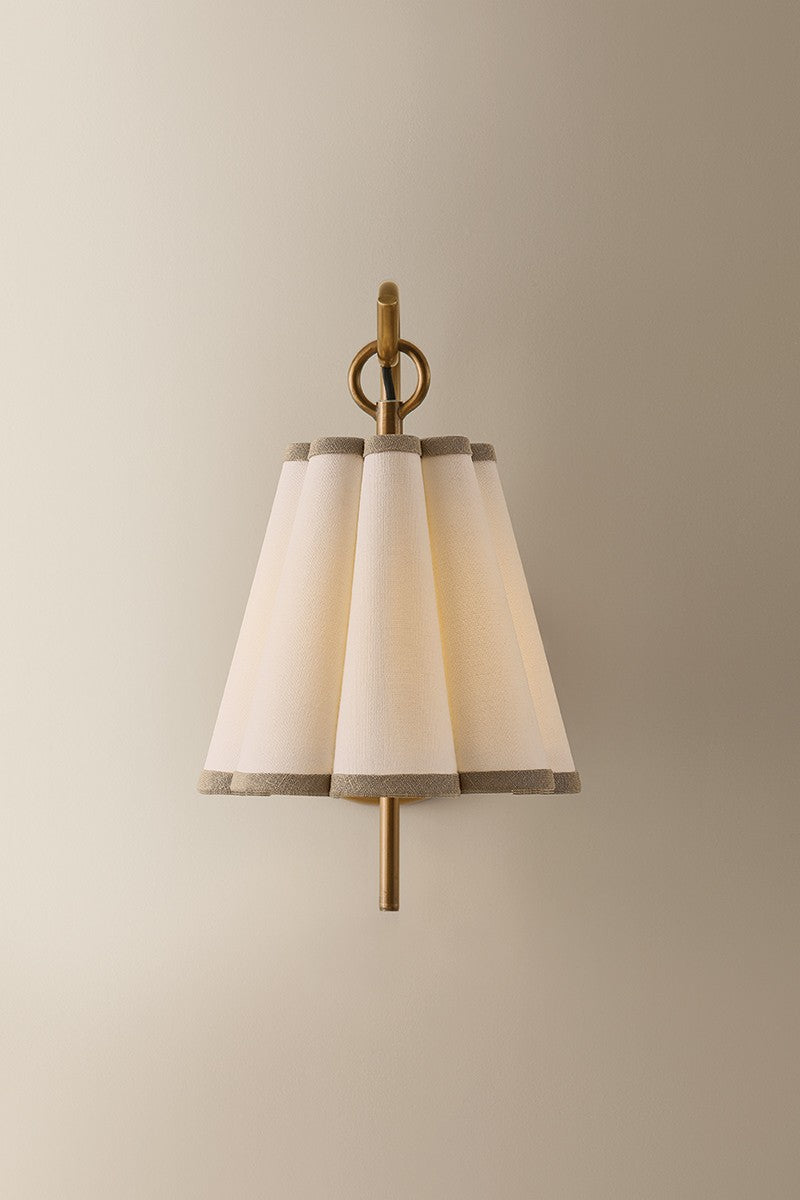 Mitzi - H1164101-PBR - One Light Wall Sconce - Eula - Patina Brass