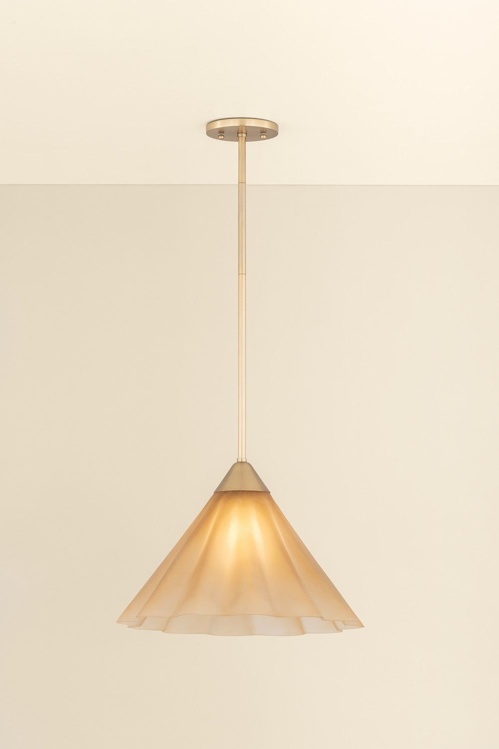 Mitzi - H1096701L-AGB - One Light Pendant - Gabrielle - Aged Brass