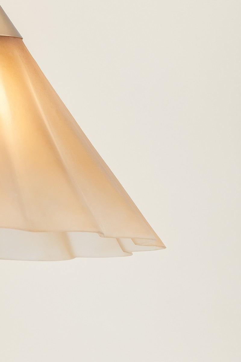 Mitzi - H1096701L-AGB - One Light Pendant - Gabrielle - Aged Brass