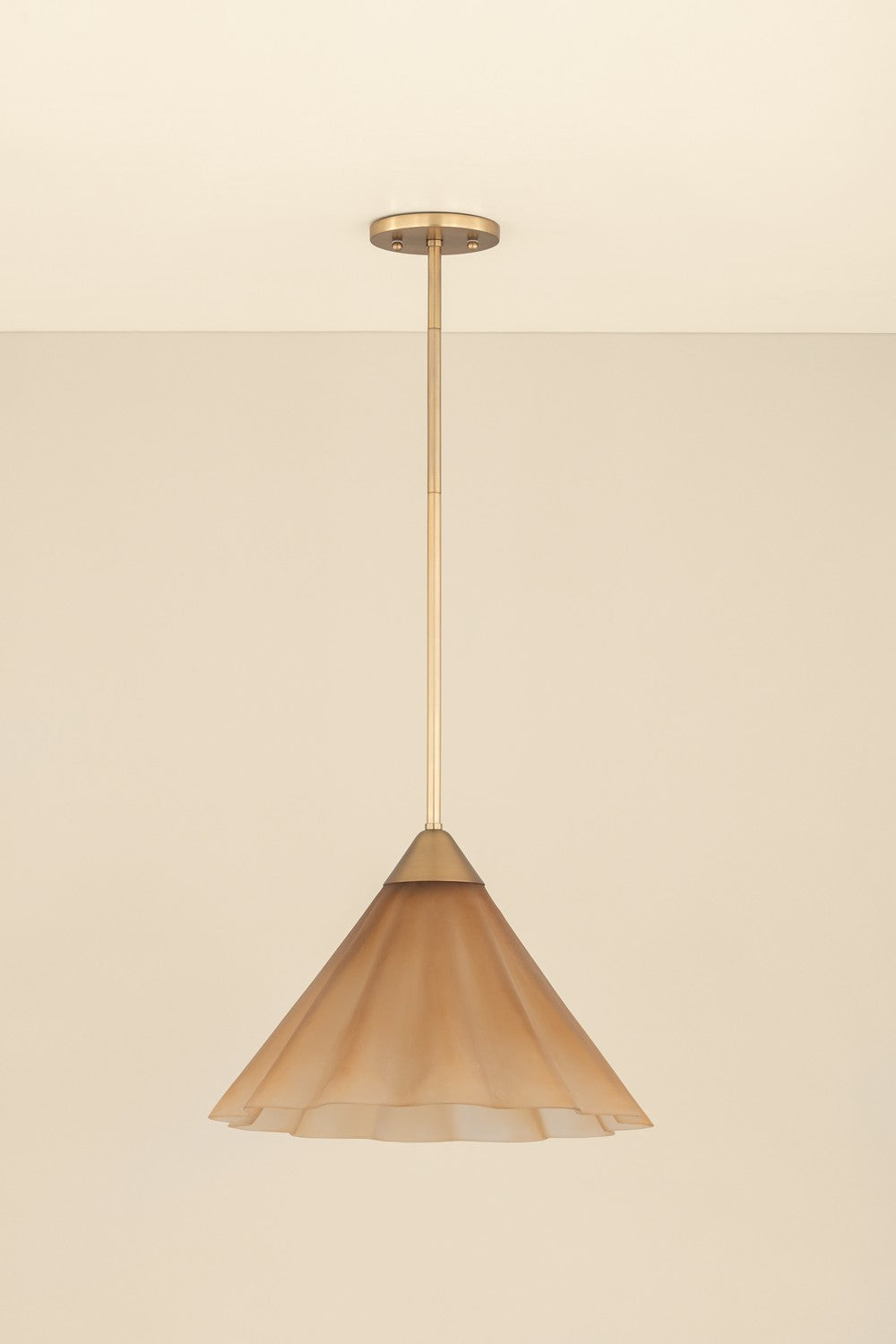 Mitzi - H1096701L-AGB - One Light Pendant - Gabrielle - Aged Brass