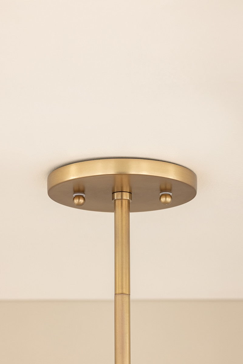 Mitzi - H1096701L-AGB - One Light Pendant - Gabrielle - Aged Brass