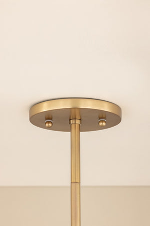 Mitzi - H1096701L-AGB - One Light Pendant - Gabrielle - Aged Brass