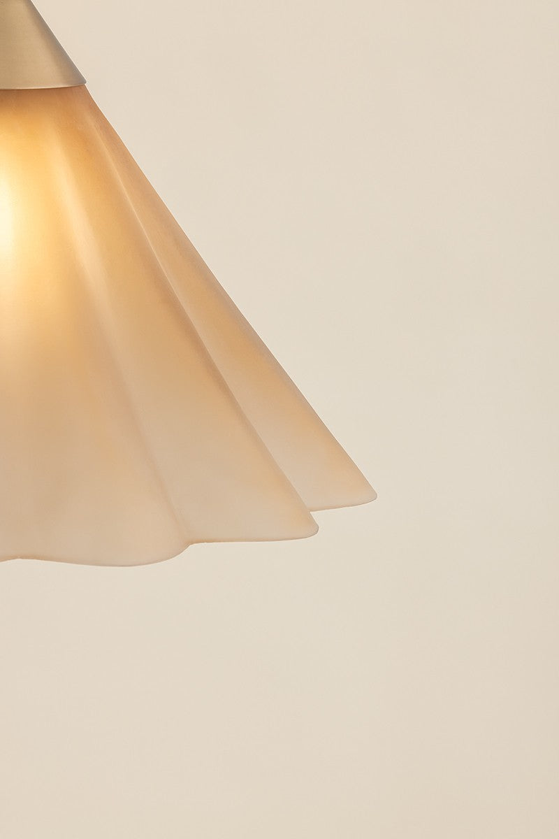 Mitzi - H1096701L-AGB - One Light Pendant - Gabrielle - Aged Brass