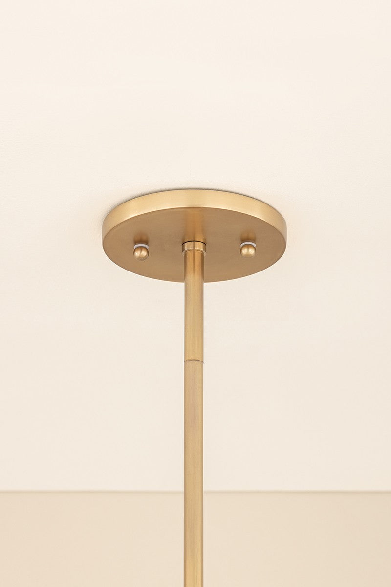 Mitzi - H1096701L-AGB - One Light Pendant - Gabrielle - Aged Brass