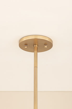Mitzi - H1096701L-AGB - One Light Pendant - Gabrielle - Aged Brass