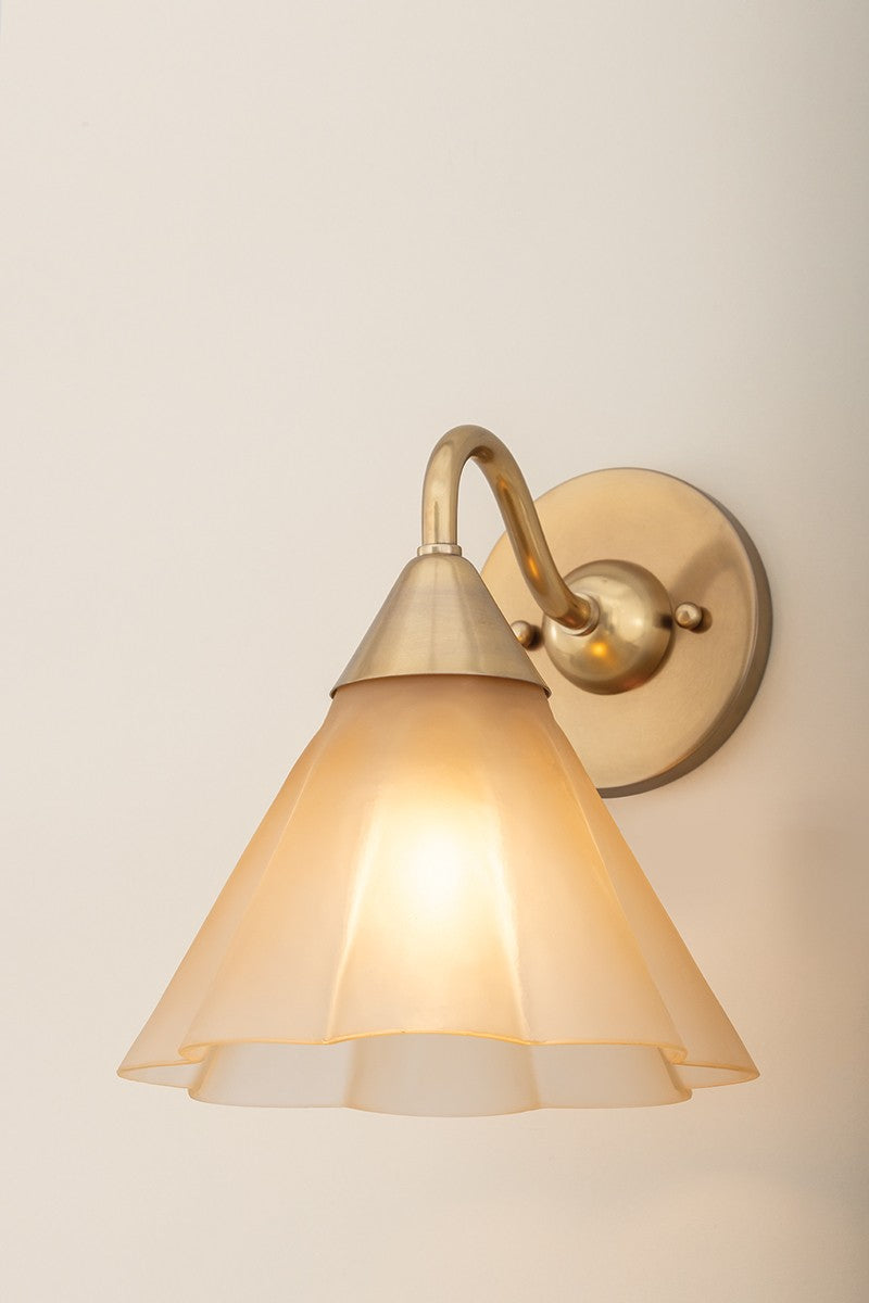 Mitzi - H1096101-AGB - One Light Wall Sconce - Gabrielle - Aged Brass