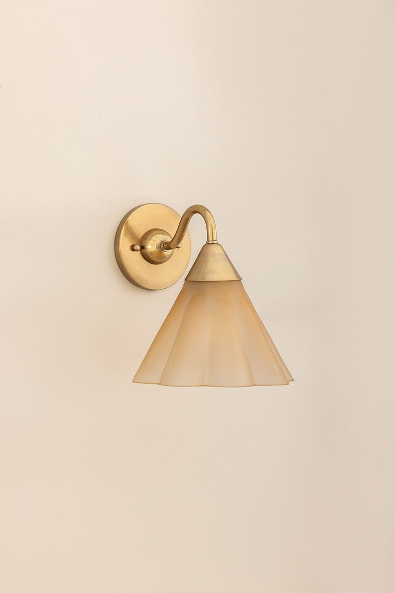 Mitzi - H1096101-AGB - One Light Wall Sconce - Gabrielle - Aged Brass