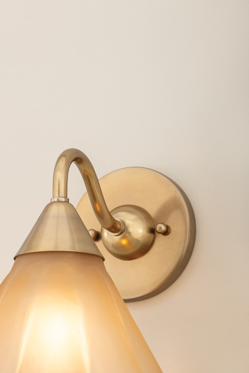 Mitzi - H1096101-AGB - One Light Wall Sconce - Gabrielle - Aged Brass