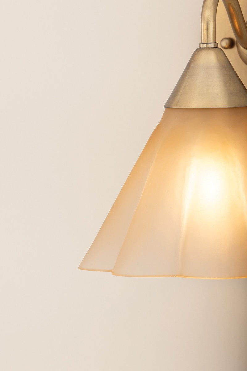Mitzi - H1096101-AGB - One Light Wall Sconce - Gabrielle - Aged Brass