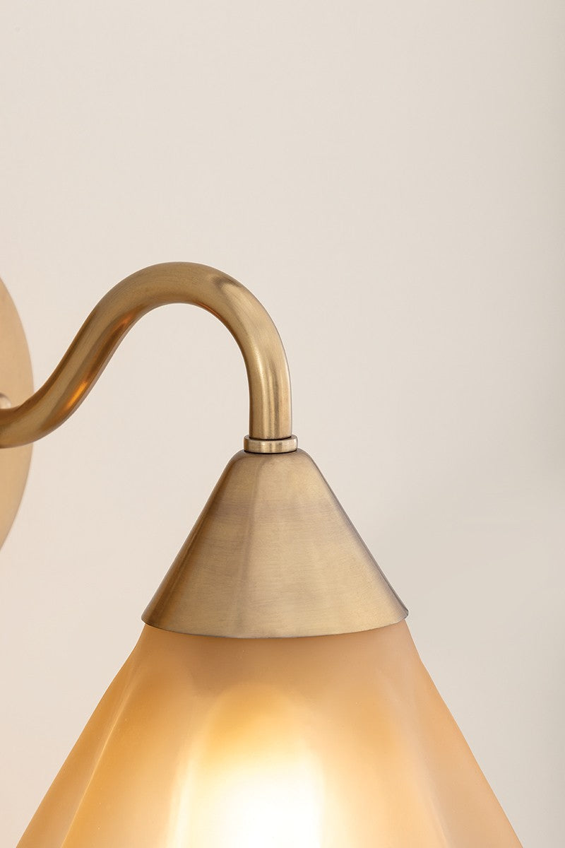 Mitzi - H1096101-AGB - One Light Wall Sconce - Gabrielle - Aged Brass