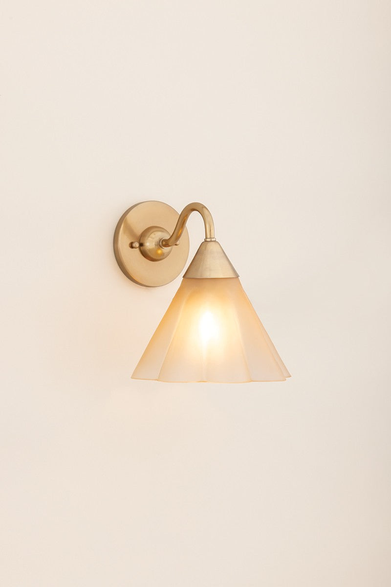 Mitzi - H1096101-AGB - One Light Wall Sconce - Gabrielle - Aged Brass