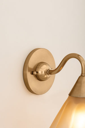 Mitzi - H1096101-AGB - One Light Wall Sconce - Gabrielle - Aged Brass