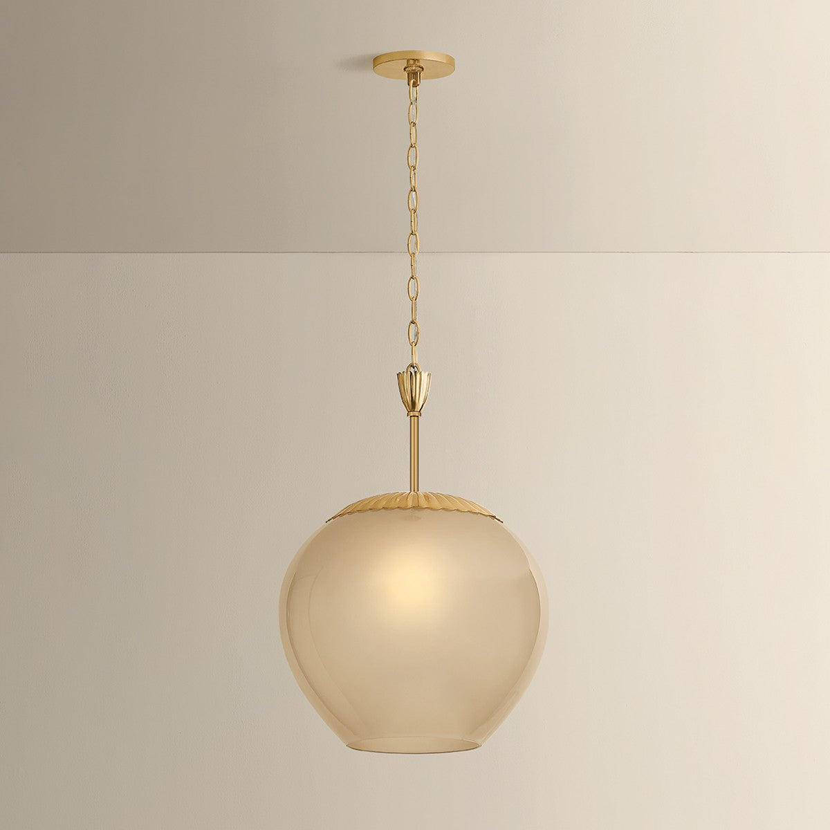 Mitzi - H1174701L-AGB - One Light Pendant - Gilda - Aged Brass