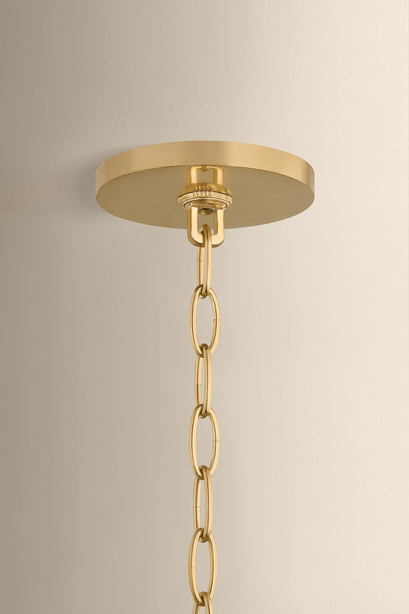 Mitzi - H1174701L-AGB - One Light Pendant - Gilda - Aged Brass
