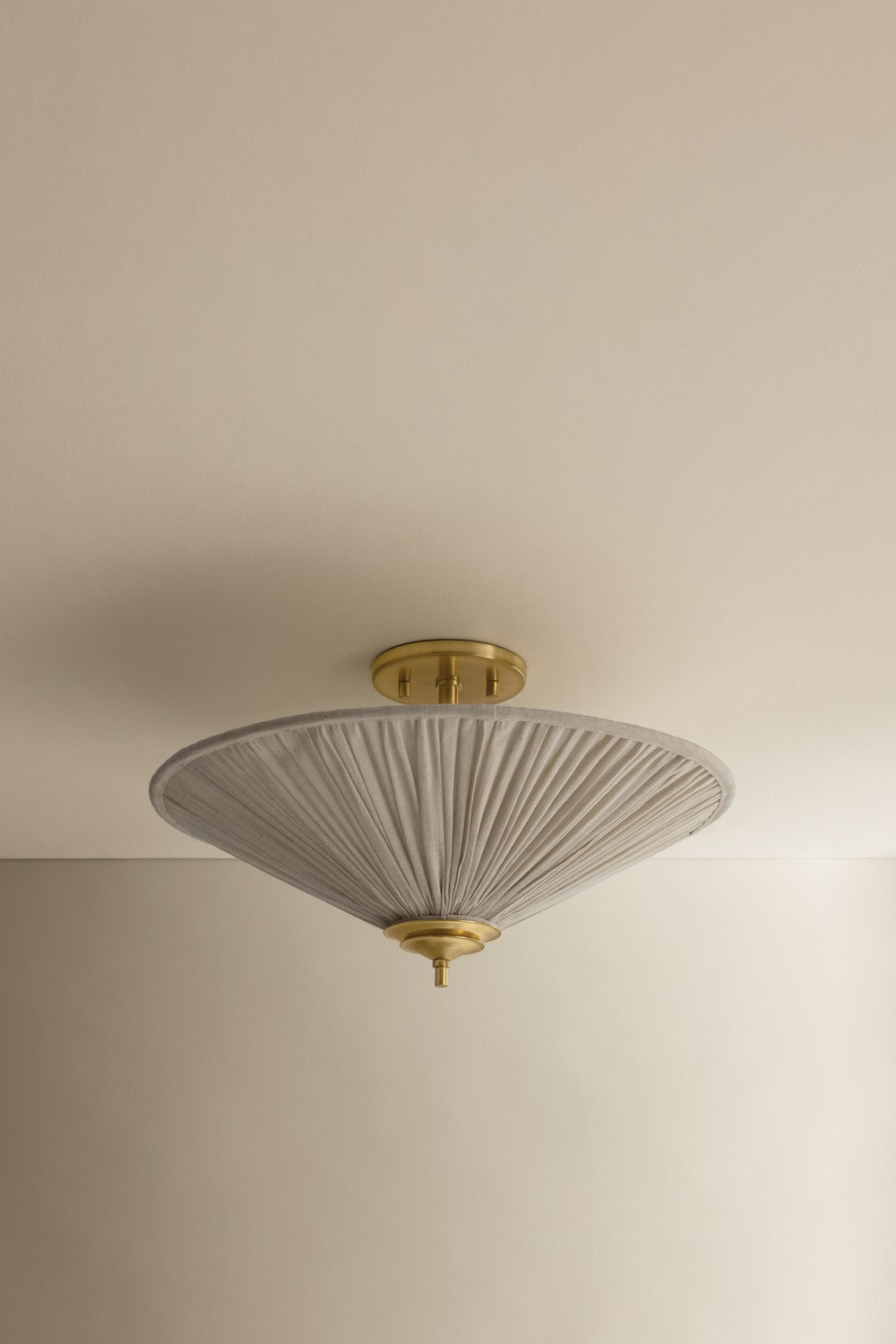 Mitzi - H1062501-AGB - One Light Semi Flush Mount - Helen - Aged Brass