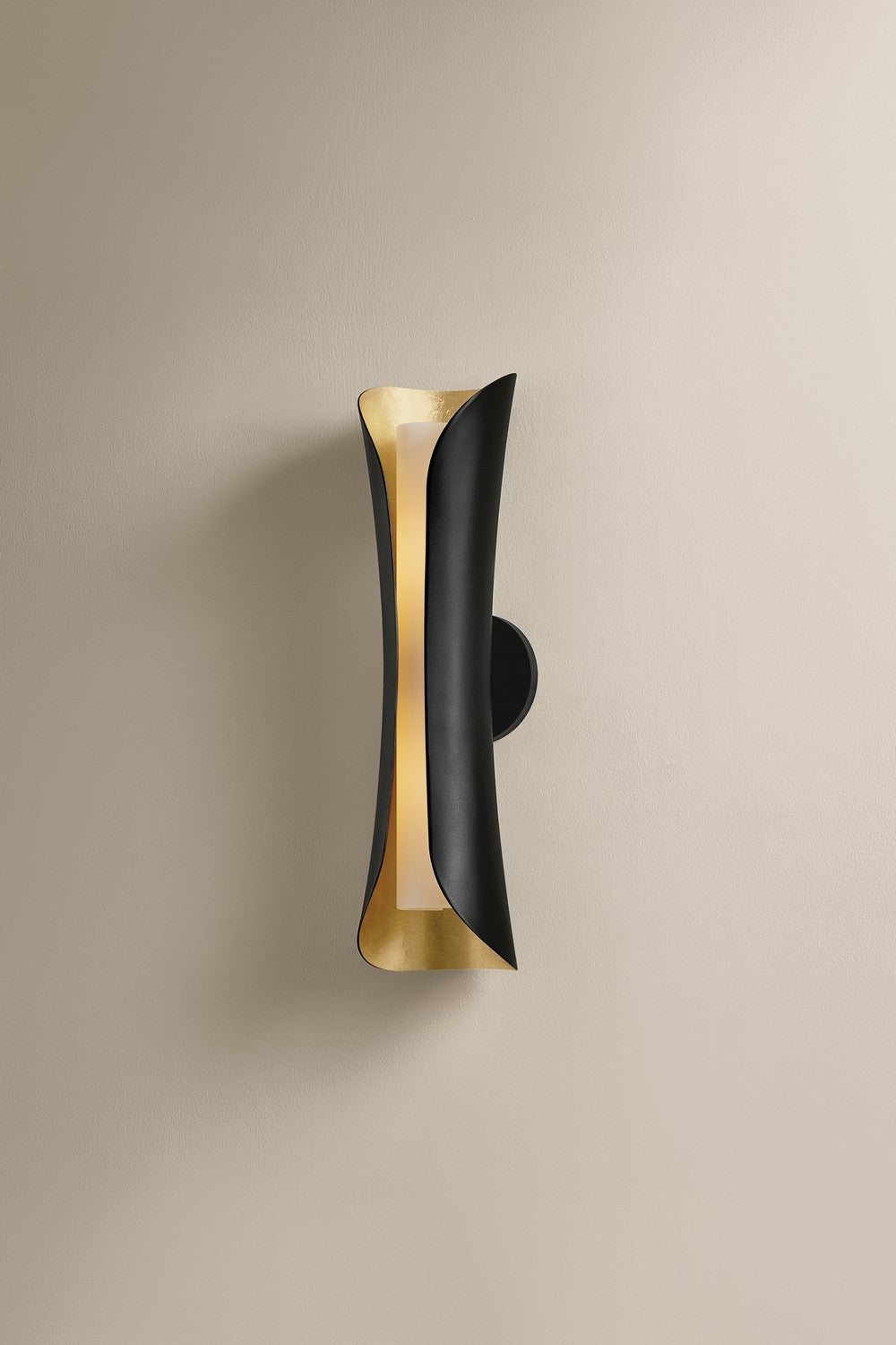 Mitzi - H315102L-GL/BK - Two Light Wall Sconce - Josie - Gold Leaf