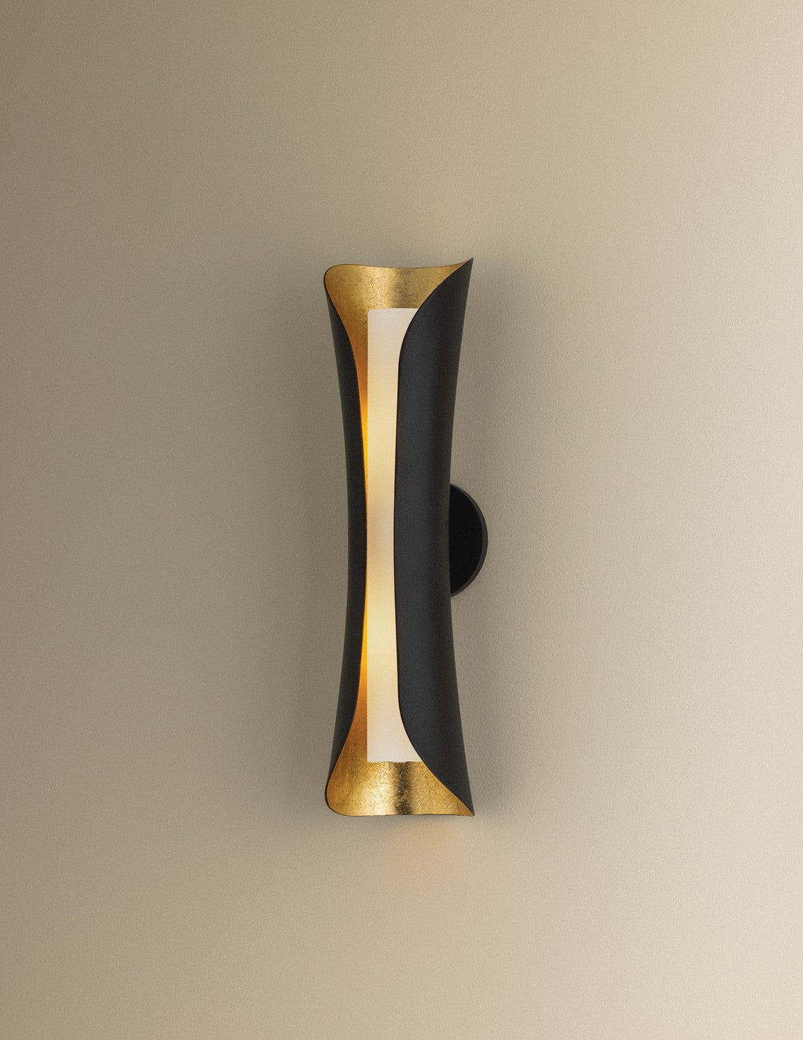 Mitzi - H315102L-GL/BK - Two Light Wall Sconce - Josie - Gold Leaf