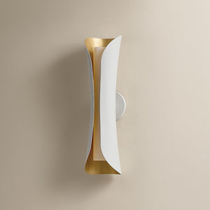 Mitzi - H315102L-GL/WH - Two Light Wall Sconce - Josie - Gold Leaf