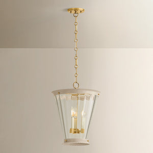 Mitzi - H1136703-AGB/SBQ - Three Light Lantern - Lucretia - Aged Brass