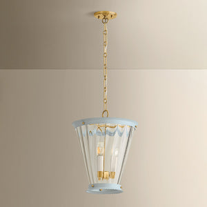 Mitzi - H1136703-AGB/SAO - Three Light Lantern - Lucretia - Aged Brass