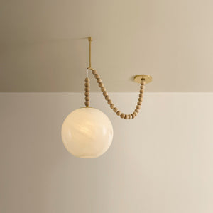 Mitzi - H1179701-AGB - One Light Pendant - Makena - Aged Brass