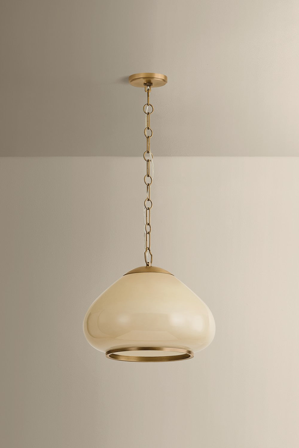 Mitzi - H1169701L-PBR - One Light Pendant - Maliah - Patina Brass