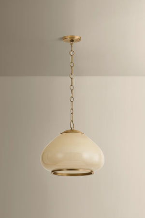 Mitzi - H1169701L-PBR - One Light Pendant - Maliah - Patina Brass