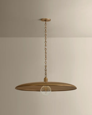 Mitzi - H1182701L-PBR - One Light Pendant - Mamie - Patina Brass