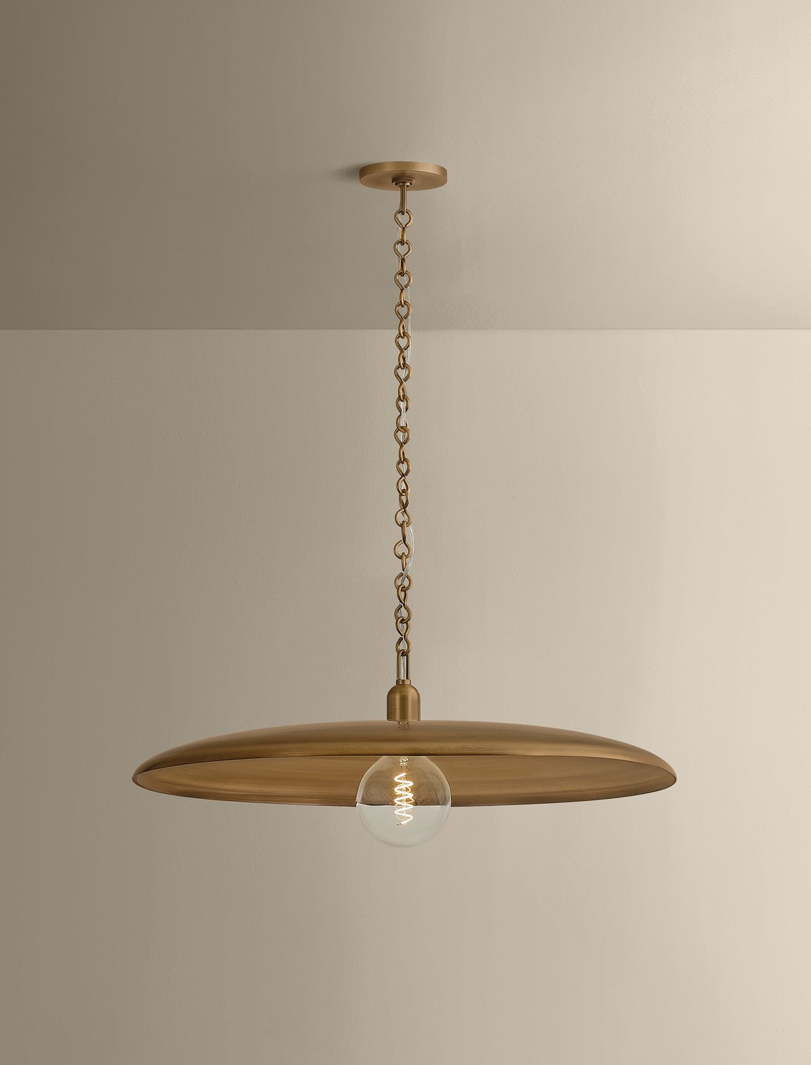 Mitzi - H1182701L-PBR - One Light Pendant - Mamie - Patina Brass