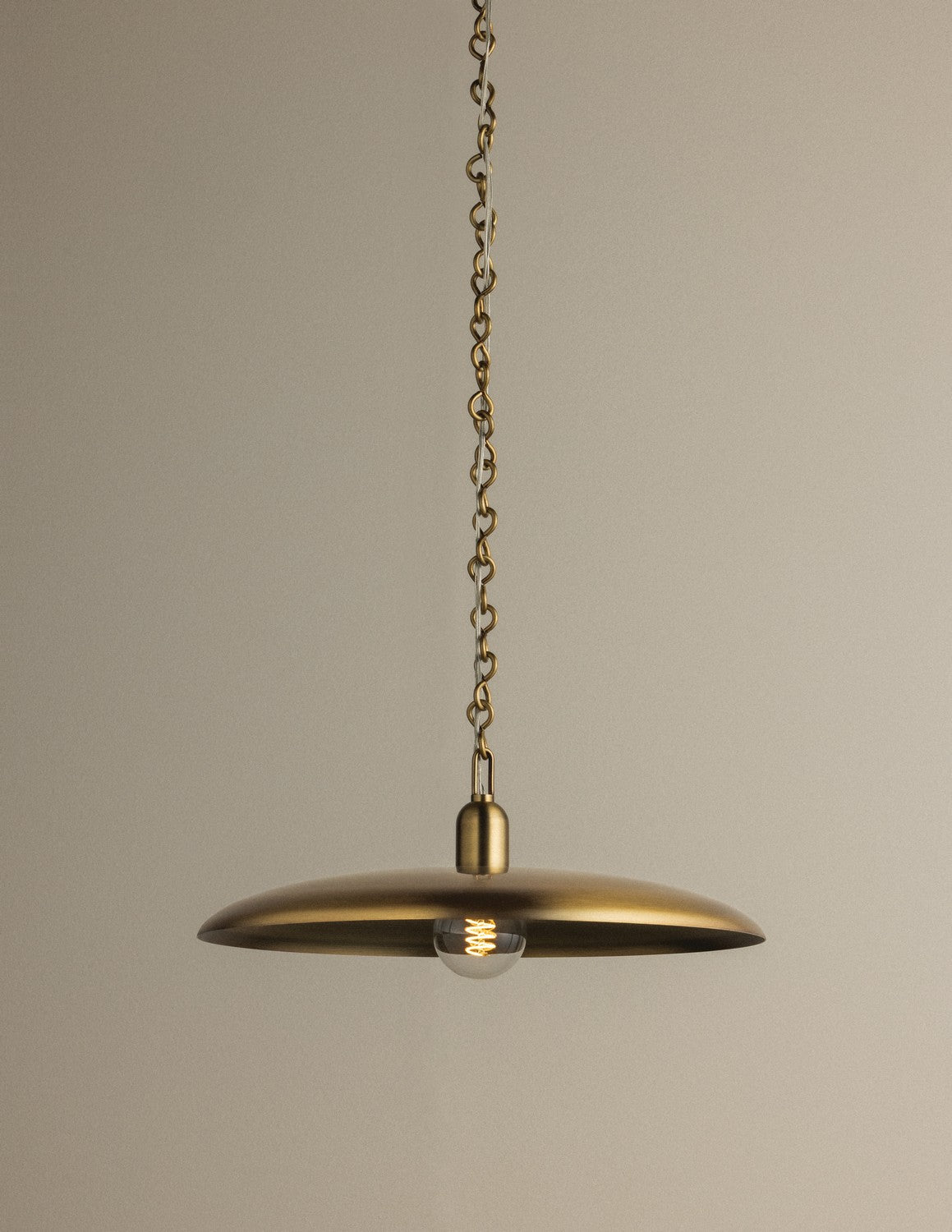 Mitzi - H1182701L-PBR - One Light Pendant - Mamie - Patina Brass