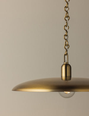 Mitzi - H1182701L-PBR - One Light Pendant - Mamie - Patina Brass