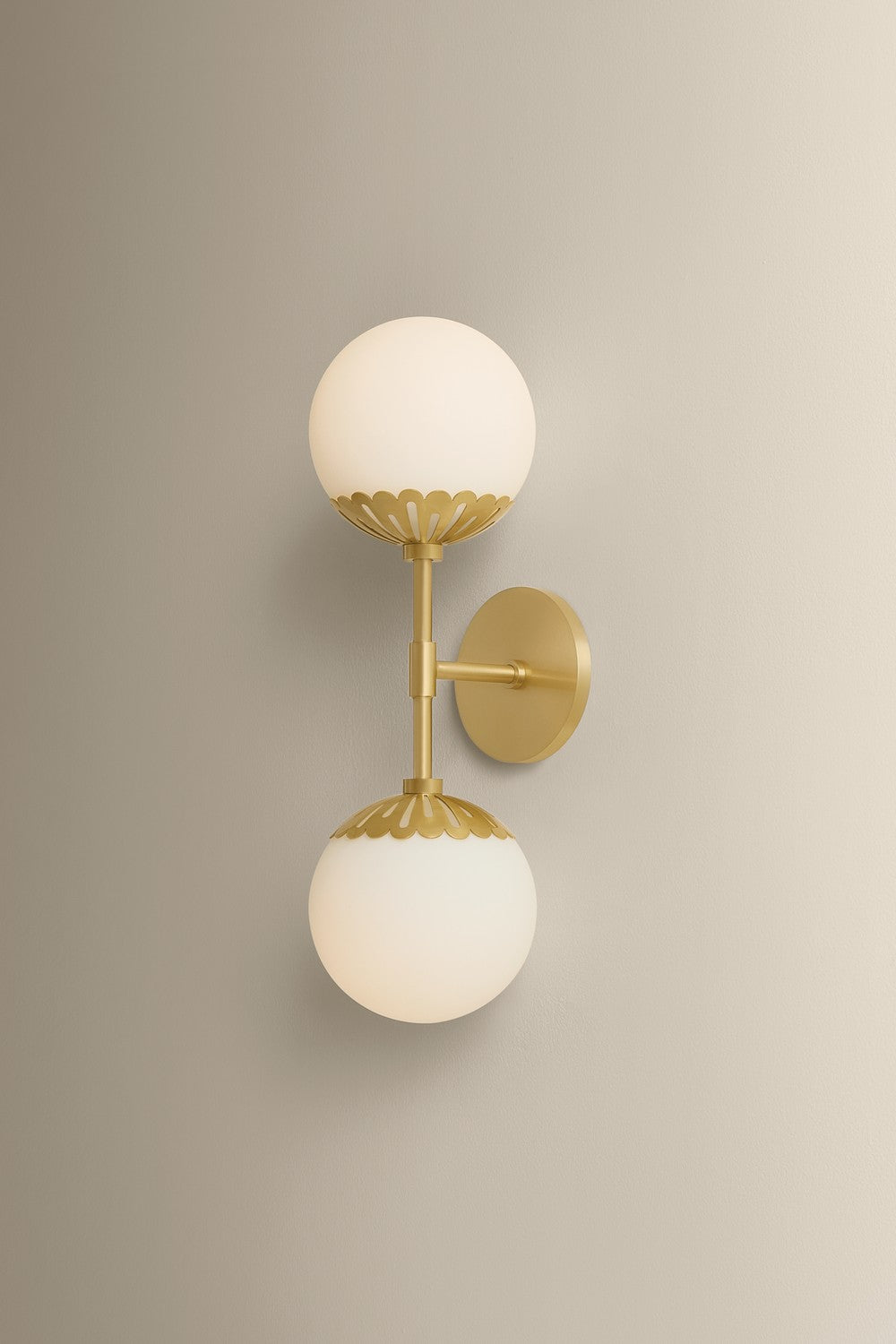 Mitzi - H193102-AGB - Two Light Wall Sconce - Paige - Aged Brass