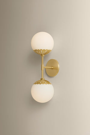 Mitzi - H193102-AGB - Two Light Wall Sconce - Paige - Aged Brass