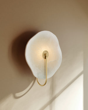 Mitzi - H1167101-AGB - One Light Wall Sconce - Sariah - Aged Brass