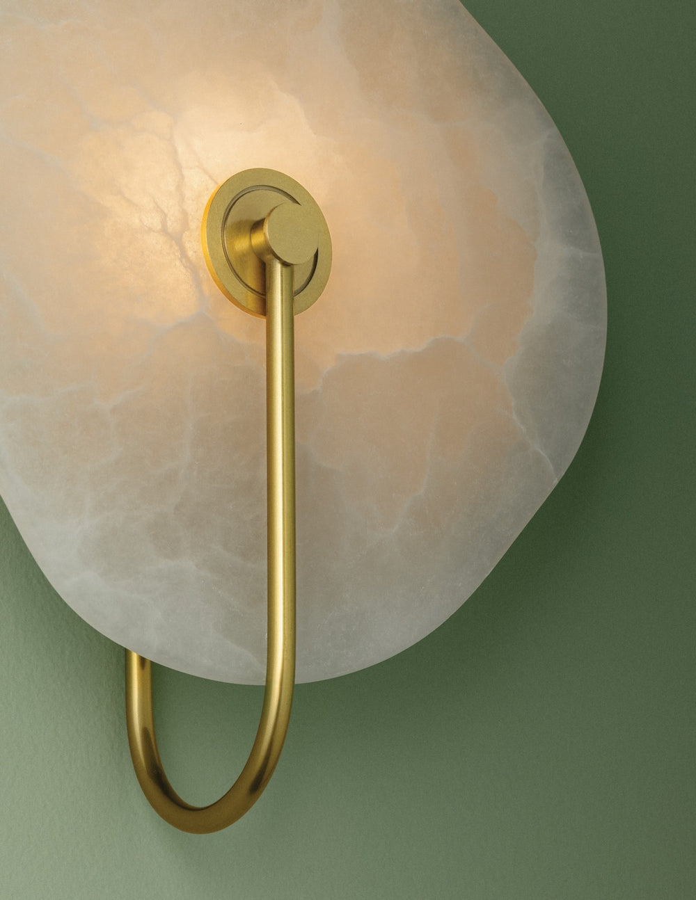 Mitzi - H1167101-AGB - One Light Wall Sconce - Sariah - Aged Brass