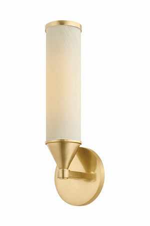 Mitzi - H1184101-AGB - One Light Wall Sconce - Zinnia - Aged Brass