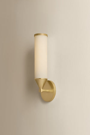 Mitzi - H1184101-AGB - One Light Wall Sconce - Zinnia - Aged Brass