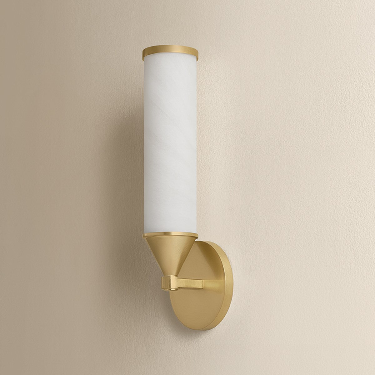 Mitzi - H1184101-AGB - One Light Wall Sconce - Zinnia - Aged Brass