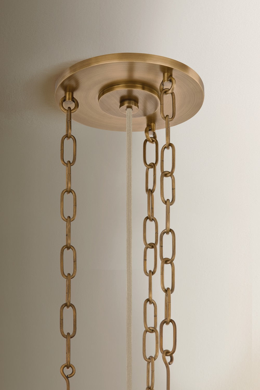 Troy Lighting - F7314-PBR/CMU - One Light Pendant - Allston - Patina Brass