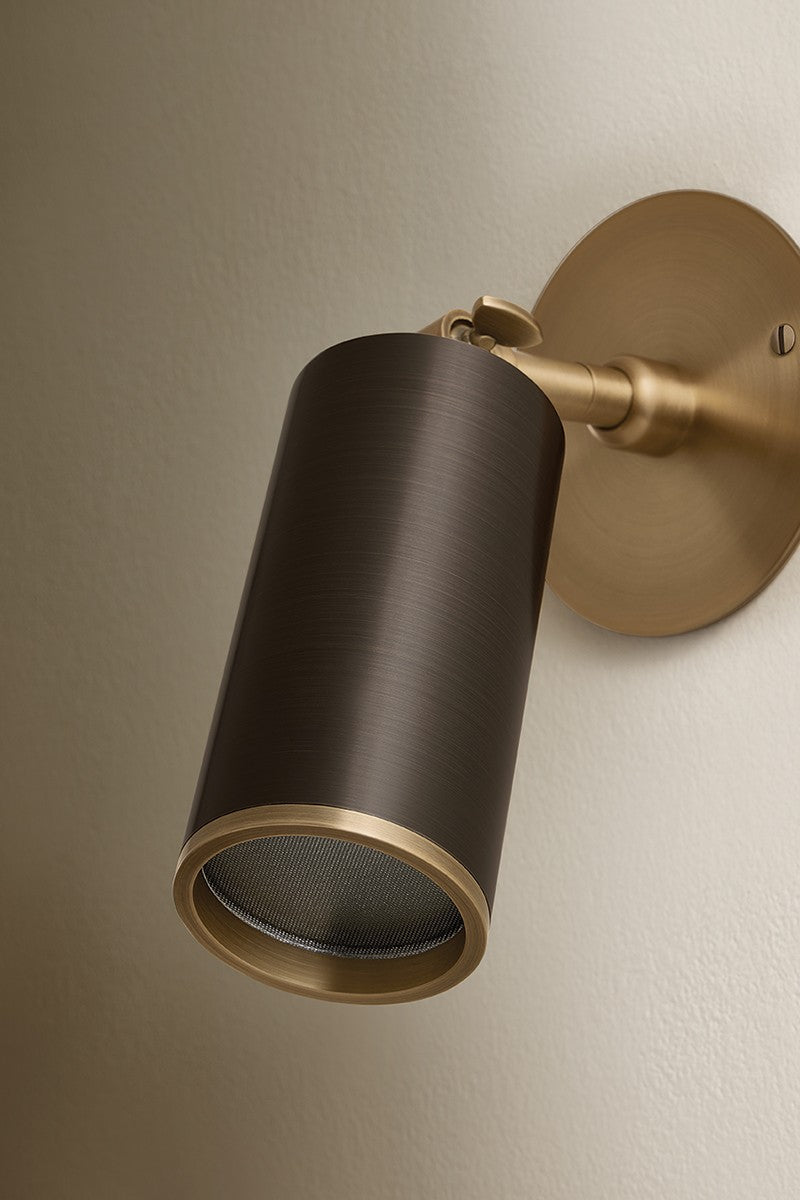 Troy Lighting - B1309-PBR - One Light Wall Sconce - Caleb - Patina Brass